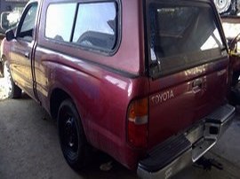 1998 TOYOTA TACOMA BURGUNDY STD CAB, 2.4L, MT 2WD.  Z24884